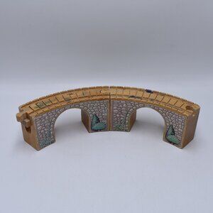 Arched Curved Viaduct Bridge Wooden Clickity Clack Thomas and Friends Used Fair